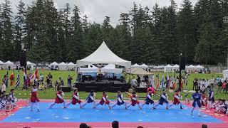 Taekwondo Performance at 2023 Vancouver Korean Festival