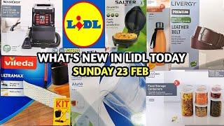 WHAT'S NEW IN LIDL TODAY SUNDAY 23 FEB/COME SHOP WITH ME/LIDL UK