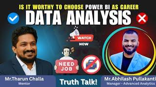 Starting a Career in Data Analysis with Power BI: Everything You Need to Know (Mr.Abhilash P)
