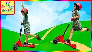 Best Toddler Scooter for Kids! New Kids Scooter & Bike Riding 