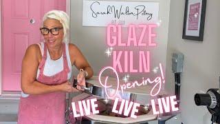  THE SUSPENSE!! GLAZE KILN OPENING - LIVE!!