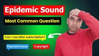 How to use Epidemic Sound royalty Free Music | epidemic sound payment problem in india how to fix