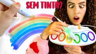 TESTEI um KIT que PINTA SEM TINTA da CRAYOLA! ¿MÁGICA? Paula Stephania