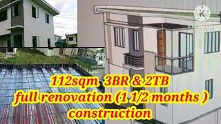 112sqm Bria homes LA MONTAGNA 3BR 2TB full renovation 1 1/2 months construction