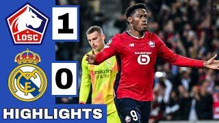 Lille vs Real Madrid (1-0) Extended HIGHLIGHTS | UEFA Champions League