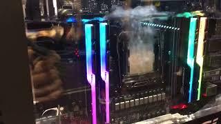 i7 8700k Gaming PC Gamescom 2017 (3M Novec Mineral Cooling)