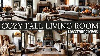 Cozy Fall Living Room Decorating Ideas | Transform Your Home for Autumn 2024