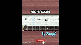 Best part of Nightmare by Kempfi Easy Fingerstyle Guitar Tutorial Tabs