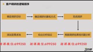 1 客户需求分析会员免费