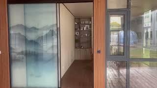 Touchless opening automatic sliding door opener for study room