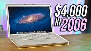 Using Apple's $4,000 Macbook Pro from 2006!