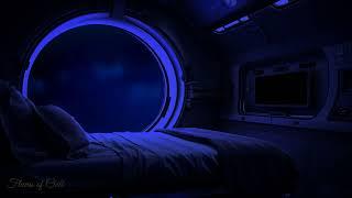 DARK Luxury Private Jet Bedroom Night Flight | White Noise | For Sleeping, Studying | 10 Hours | 4K