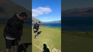 Queenstown NZ golf trip. #golf #nz #golfswing #views #travel #wow #travelvlog @Redbeardfishes ​⁠