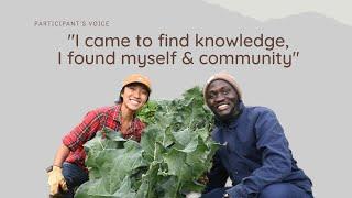 "I came to find knowledge, I found myself and community." - Shelby Evans