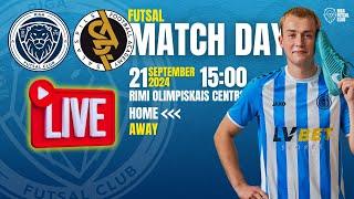 21.09.2024 Riga Futsal Club vs. Salaspils FA LIVE!