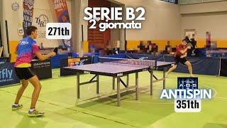 Dr. Neubauer Antitop | Crazy Spin Reversal in Italian Serie B2  | Table Tennis Match Highlights