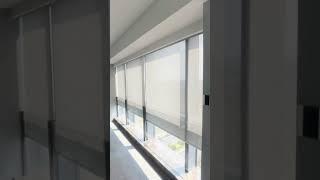 Say goodbye to noisy roller blinds, upgrade your office space with silent electric roller blinds