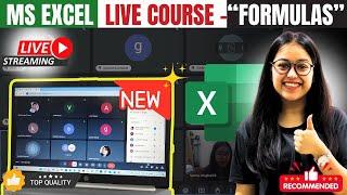 MS Excel Complete Course || Live Session   || class 7