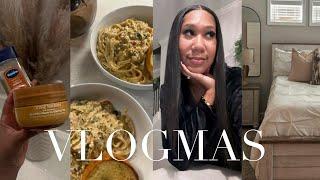 VLOGMAS | RESET WITH ME, VIRAL SMORES, BACK ON TRACK, SALMON PASTA RECIPE, COUNTDOWN BEGINS + MORE