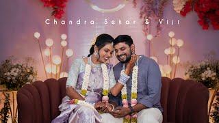 Chandra Sekar & Viji | Engagement Candid Video | Kalloorum Song | #yoursparadisephotography