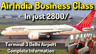 Flying Airindia Business Class Delhi to Amritsar | Terminal 3 Delhi Airport Complete Information