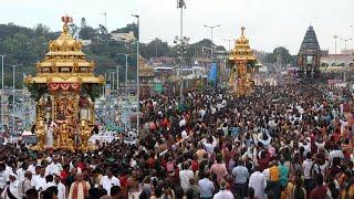 Tirumala Srivari Temple Annual Brahmotsavam 2024 Golden Chariot