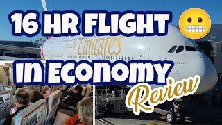 16 hour Flight in Economy seats - Emirates Airline Review