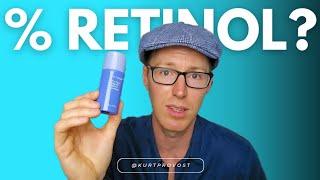 What's the Retinol % in NuSkin's new Serum?