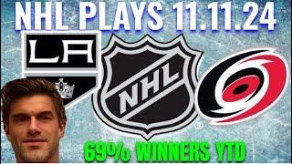 69% Winning YTD! NHL Bets for 11/11/24. On a 11-5 Run!!! Picks & Predictions  #nhlbets  #nflpicks