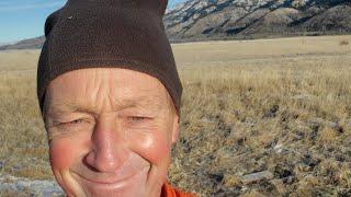 See Steffen is live! Wyoming stuff - out for a run!  14F brrr..