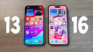 IPHONE 13 VS IPHONE 16 - БОЛЬШАЯ ЛИ РАЗНИЦА? ПОЛНОЕ СРАВНЕНИЕ!