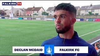 Declan McDaid post Montrose