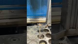 Precision Gear Cutting Made Easy with Wire EDM Machine - Watch How It's Done!