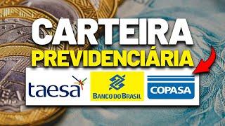 3 AÇÕES PARA UMA CARTEIRA PREVIDENCIÁRIA: TAESA, BANCO DO BRASIL e COPASA | TAEE11 BBAS3 e CSMG3