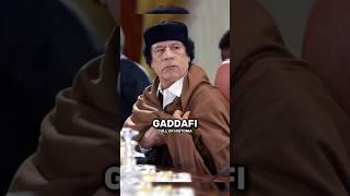 Statement That Killed Gaddafi! 