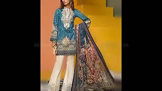 New Lawn Dresses Collection Nafees Bazar