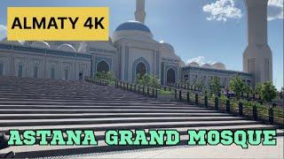 The Astana Grand Mosque | Walking Tour 4k 60 fps | Almaty City