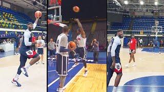 LeBron James Recreates His Unstoppable Move From 2012 & Team USA Basketball Reveal First Dunk Age!