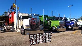 Custom BIG RIGS show out in Lufkin texas, must see LIGHT-SHOW