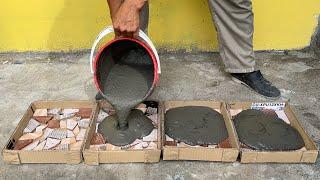 Great! Tips Make Cement Flower pots with Cardboard Molds - Easy & Beautiful