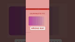 Right way to generate "color palette" #uiux #uidesign #figma #color #pallete #tutorial #design