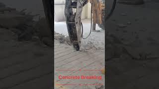 #How to break Concrete Floor.#JCB Jack Hammer. #Concrete Breaking. #concrete #civilengineering