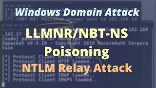 LLMNR Poisoning | NTLM Relay Attack | Windows Domain | Reverse Shell