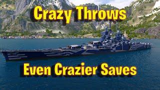 Crazy Throws, Lead To Crazy Saves in World of Warships Legends!