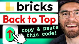 This "Back to Top" Button for Bricks Builder does it ALL!