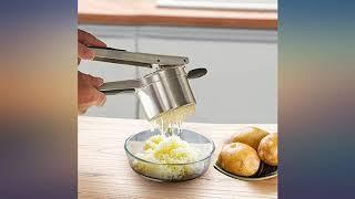 Potato Ricer, Upgraded Stainless Steel Potato Ricer Masher for Fluffy Mashed review