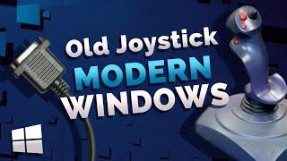 Get Your Old Gameport Joystick Working with Windows 10 | Install Retro Joystick on Windows 7 8 PC