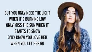 Let Her Go   Passenger  Jasmine Thompson Cover Lyrics