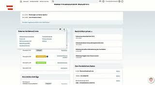 FinanzOnline - Neues Dashboard