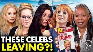 Woke Celebrities FLEE America After Trump LANDSLIDE: 'I Cannot Take Four More Years of TRUMP - BYE!'